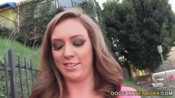 The crowd cums in her mouth